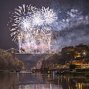 Clifton Suspension Bridge Fireworks #4 Poster