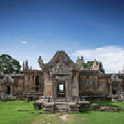 Preah Vihear Famous Ancient Temple Ruins Landmark In Cambodia #5 Poster