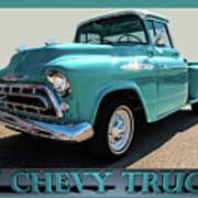 57' Chevy Truck Poster