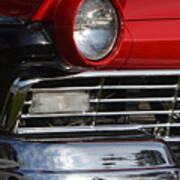 57 Ford Head Light Poster