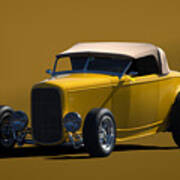 1932 Ford Roadster Hot Rod #3 Poster