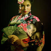 Portrait Of Young Japanese Lady #6 Poster