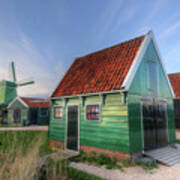 Zaanse Schans Windmills Holland Netherlands #6 Poster