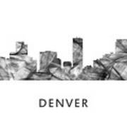 Denver Colorado Skyline #7 Poster