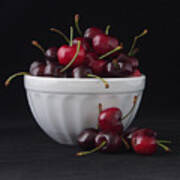 A Bowl Full Of Cherries Poster