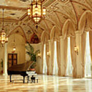 A Grand Piano At The Breakers Palm Beach 100 Poster