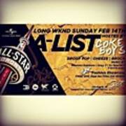 A-list
Sunday February 14th 2016 
All Poster