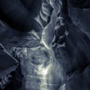 A Phantom Emerges From Antelope Canyon Poster