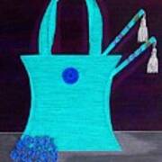 A Purse For Mei Ling -- Turquoise Negative Poster