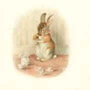 A Rabbit's Tea Party Poster