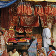 A Shop At The Ghat Poster