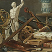 A Vanitas Still Life Poster