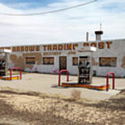 Abandoned Twin Arrows Trading Post On Route 66 Poster