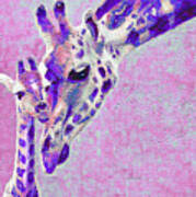 Abstract Giraffes2 Poster