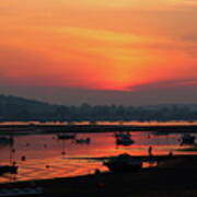 Afterglow At The Estuary Poster