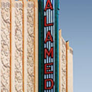 Alameda Movie Theater . Alameda California Poster