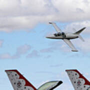Albatros Over Thunderbirds Poster
