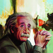 Albert Einstein 01 Poster