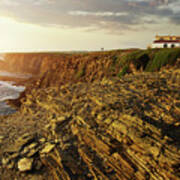 Alentejo Cliffs Poster