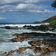 Aloha Island Dreams Paako Beach Makena Secret Cove Hawaii Poster