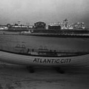 Along The Beach Atlantic City New Jersey 1979 Poster