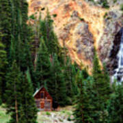 Alpine Cabin Poster