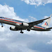 American Airlines Boeing 757 Poster