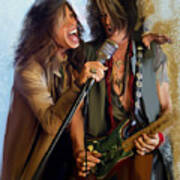 American Rock  Steven Tyler And Joe Perry Poster