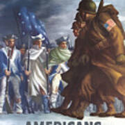 Americans Will Always Fight For Liberty Poster