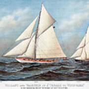 Americas Cup, 1883 Poster