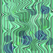 Amorphous Green Poster