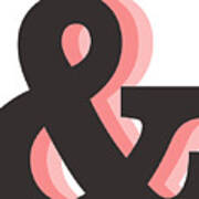 Ampersand - And Symbol 2 - Minimalist Print Poster