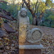 Angel Bench Autumn Sedona Poster