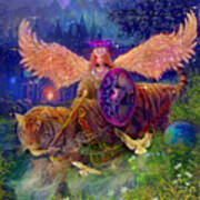 Angel Tarot Card Angel Fairy Dream Poster