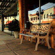 Antique Bench Poster