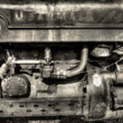 Antique Farmall Engine Poster