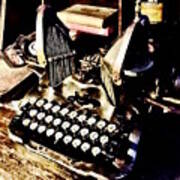 Antique Typewriter Oliver #9 Poster