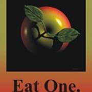 Apple A Day Poster