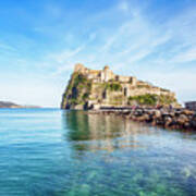 Aragonese Castle On Ischia Poster