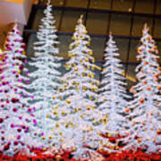 Aria Casino Christmas Trees Poster