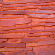 Arizona Indian Ruins Brick Texture Poster