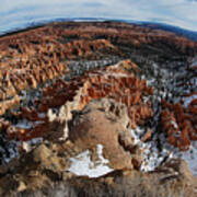 Around Bryce Canyon -- Hoodoo Formations In Bryce Canyon National Park, Utah Poster