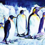 Arctic Penquins Poster