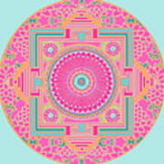 Asian Inspiration Mandala Poster