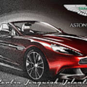 Aston Martin Vanquish Volante Poster