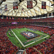 Atlanta Falcons Georgia Dome Poster