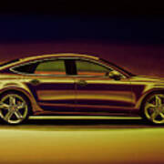 Audi Rs7 2013 Mixed Media Poster