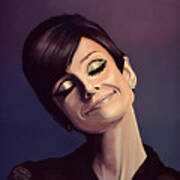Audrey Hepburn Painting Poster