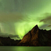 Aurora Borealis In Norway 4 Poster