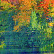 Autumn At Mccarston's Lake Poster